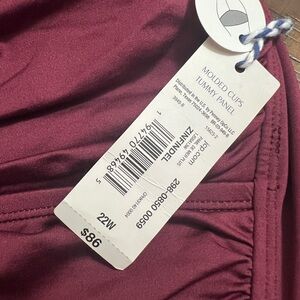 Sonnet Shores Zinfandel Swimsuit-NWT SIZE 22w
